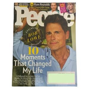 People Magazine August 2024 Rob Lowe Taylor Swift Ryan Reynolds Scott Peterson
